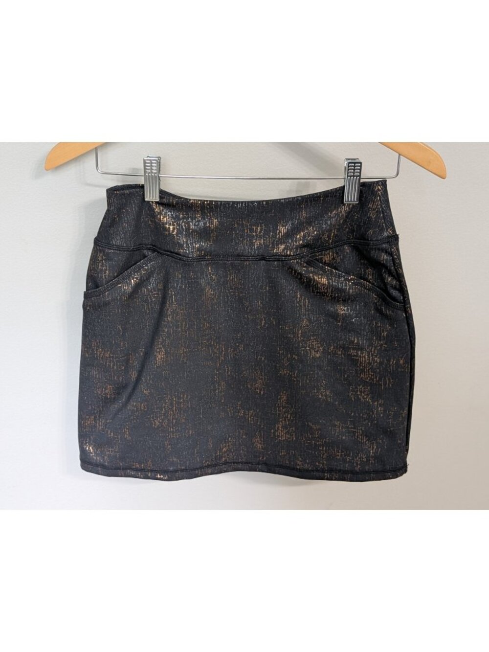 Lilly Pulitzer Luxletic Sabbia Skort Skirt XS UPF 50+ Onyx Time To Tiki Foil 16”